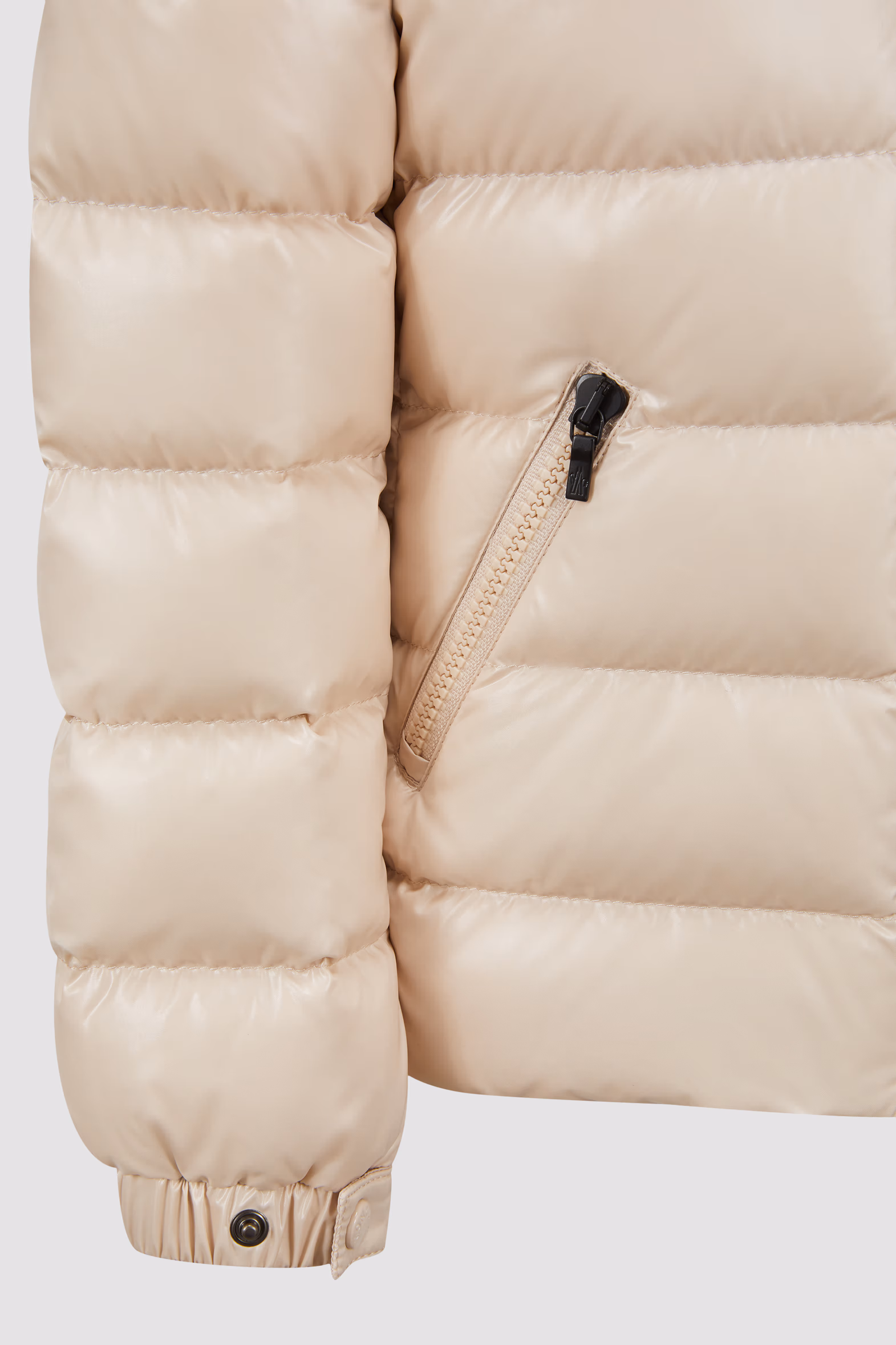 Badyf Hooded Down Jacket Girl Light Beige Moncler 4